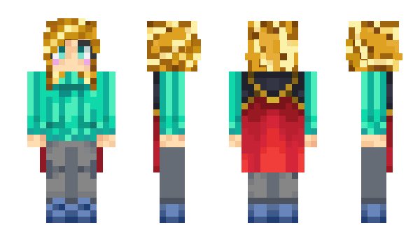 Minecraft skin Najady