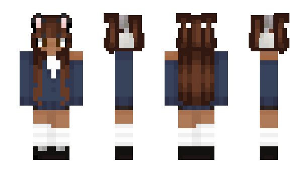 Minecraft skin brightcatgirl