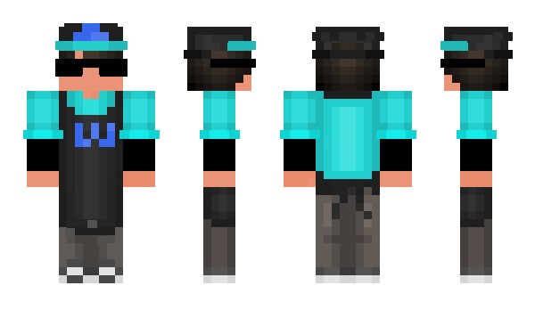 Minecraft skin Wolfbur