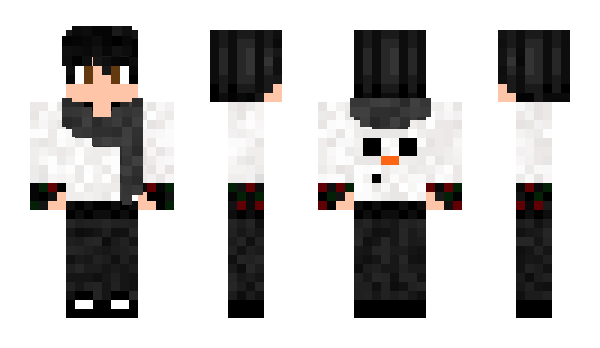 Minecraft skin Snowman7404