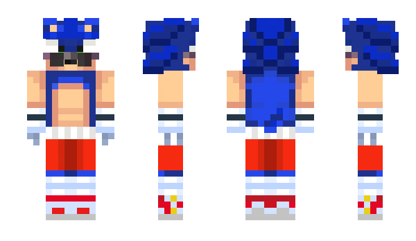 Minecraft скин по нику RunSonic