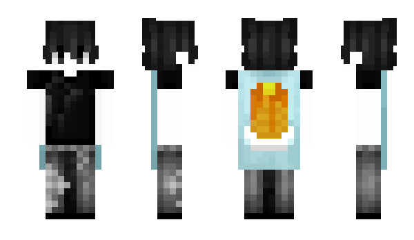 Minecraft skin 0000000111111