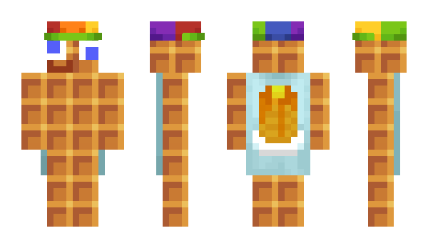 Minecraft скин по нику WafflieDafflie
