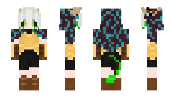 Minecraft skin paperkr0w