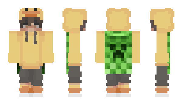 Minecraft skin AmongusGreen