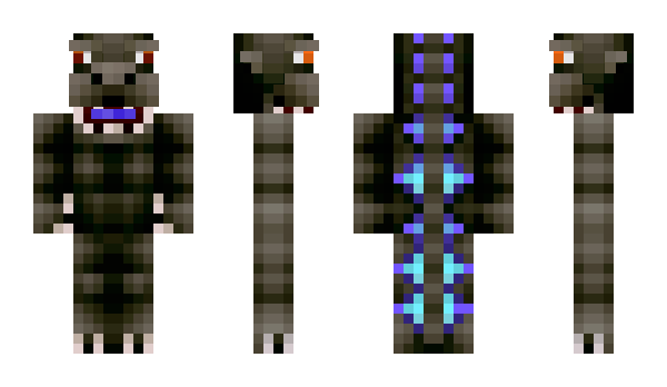 Minecraft skin Godizilla