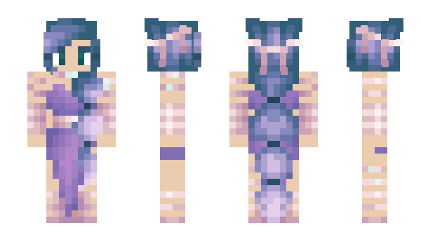 Minecraft skin VioletMC