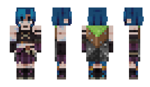 Minecraft skin sw_jinx