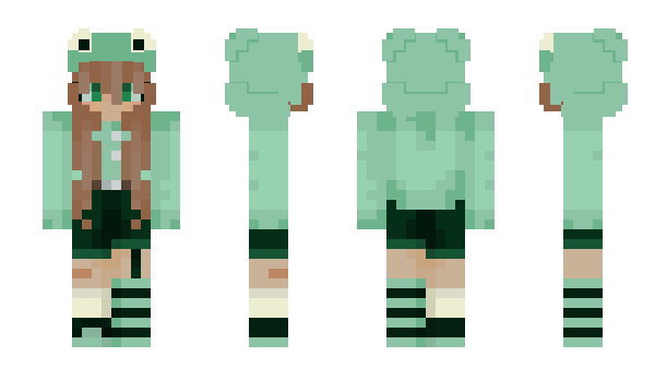 Minecraft skin FroggiPantsu