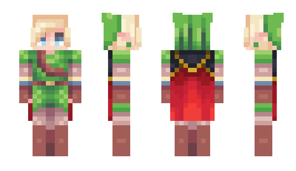 Minecraft скин по нику WakanaGojo
