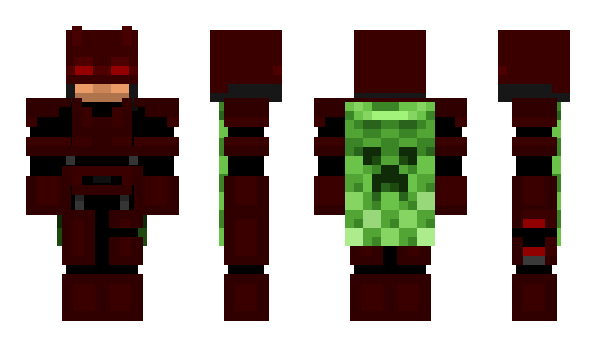 Minecraft skin Black_Drago