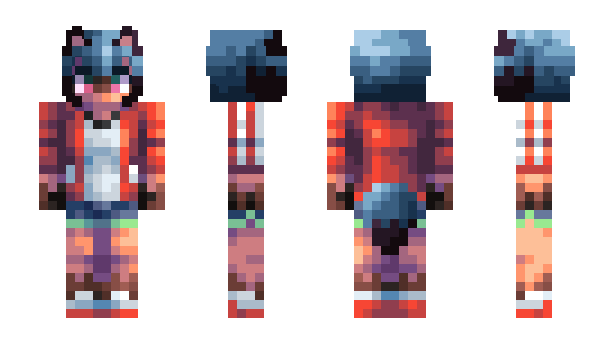 Minecraft скин по нику Michiruu_
