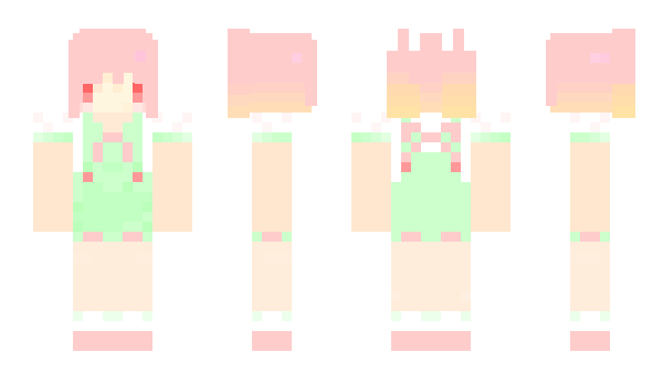 Minecraft skin Kuromi_