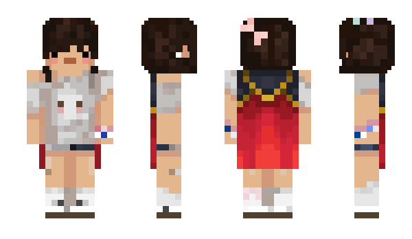 Minecraft skin mel_odi
