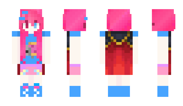 Minecraft skin electrodashers