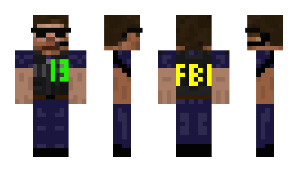 Minecraft skin FBI_agent13