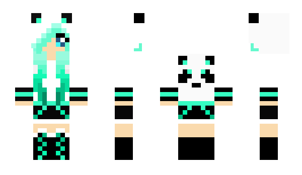 Minecraft skin Panda154