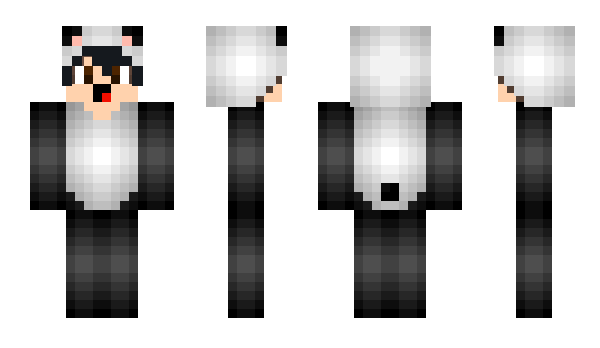 Minecraft skin Greypanda