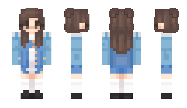 Minecraft skin FriendlyGirl