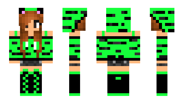 Minecraft skin HollyChristmas