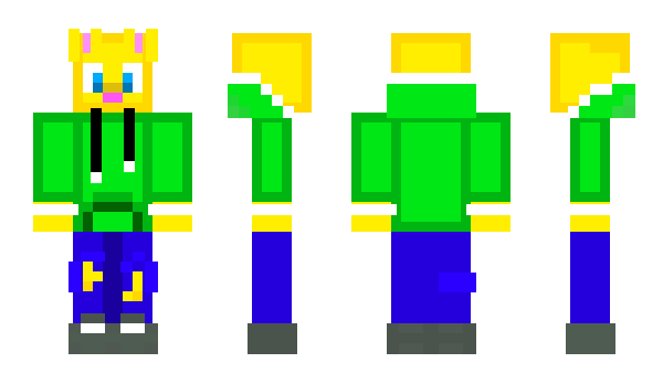 Minecraft skin GoldenBunny390
