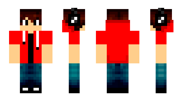 Minecraft skin Ladonegro