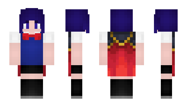 Minecraft skin HanabiYasuraoka