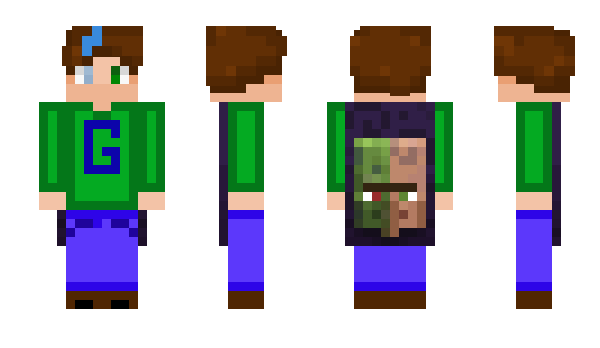 Minecraft skin 0Green