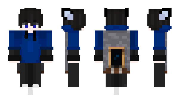 Minecraft скин по нику BlueVRugal