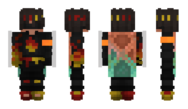 Minecraft skin flamefragen