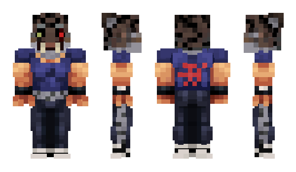 Minecraft skin BluEspandeux