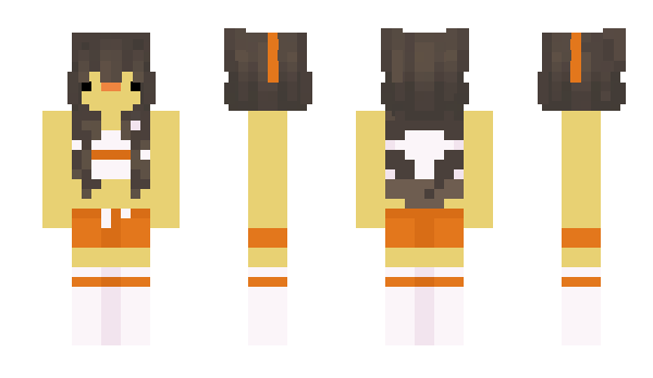 Minecraft skin minky_mink