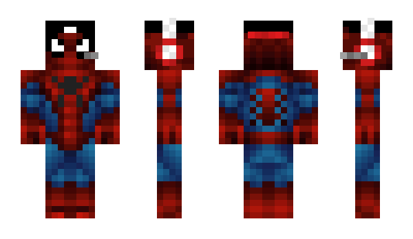 Minecraft скин по нику spideman12