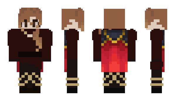 Minecraft skin solarcrow