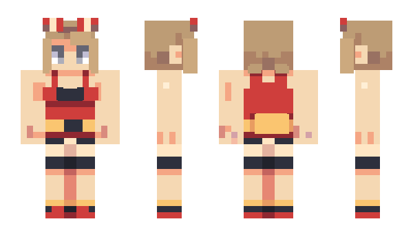 Minecraft скін по ніку MayFromPokemon