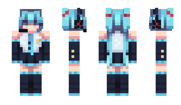 Minecraft skin ThaNecr0Dancer