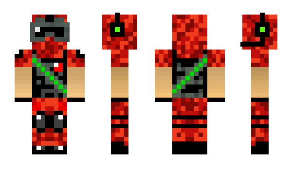 Minecraft skin lavacreeper6