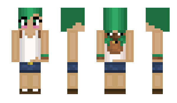 Minecraft skin Pixelotte