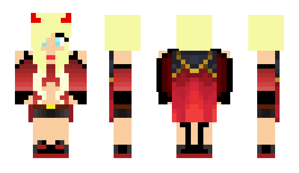 Minecraft skin 666_Girl