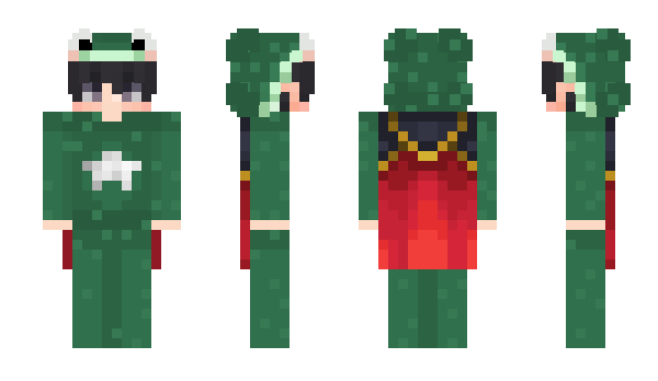 Minecraft skin KryzenTheFrog