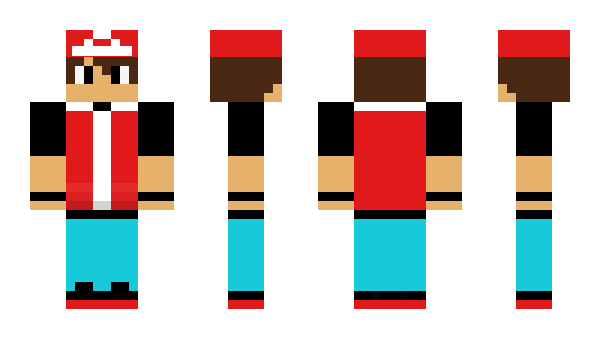 Minecraft skin ___Red