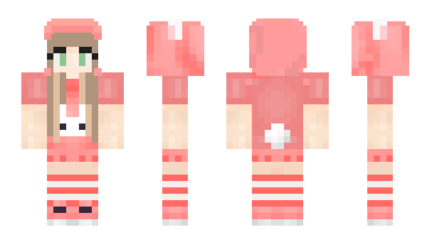 Minecraft skin pinkrabbit2
