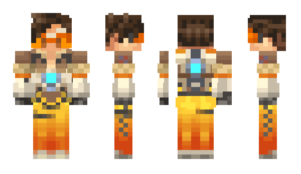 Minecraft skin Flame