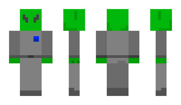 Minecraft skin AlienM