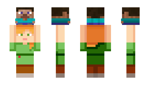 Minecraft skin DinoScoutie