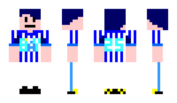 Minecraft skin Blue_Head