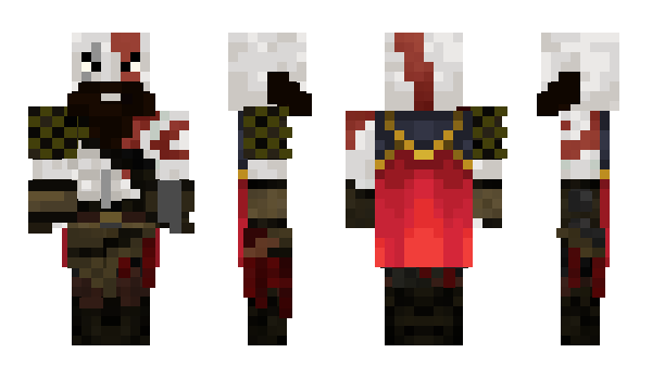 Minecraft skin kratos88011