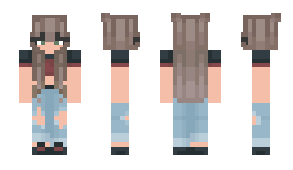 Minecraft skin girlY_diamond501