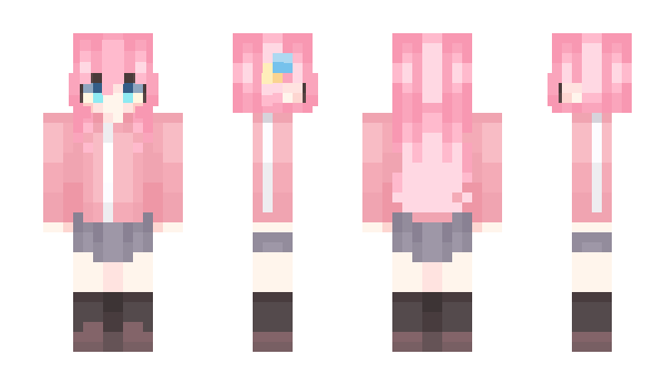 Minecraft skin Hitori_Gotoh