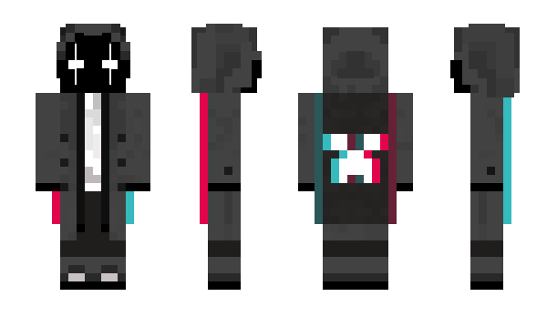 Minecraft skin NoGrassGhoul